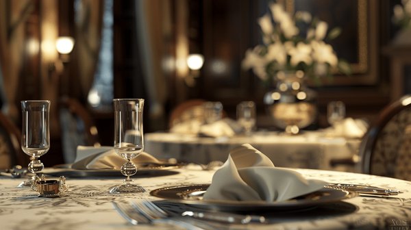 Choix de nappes restaurant : l'élégance au menu